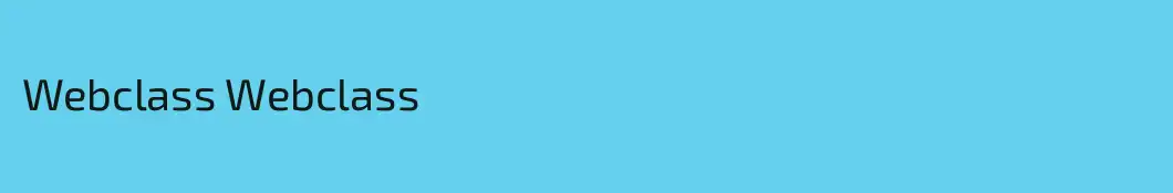 Webclass Webclass